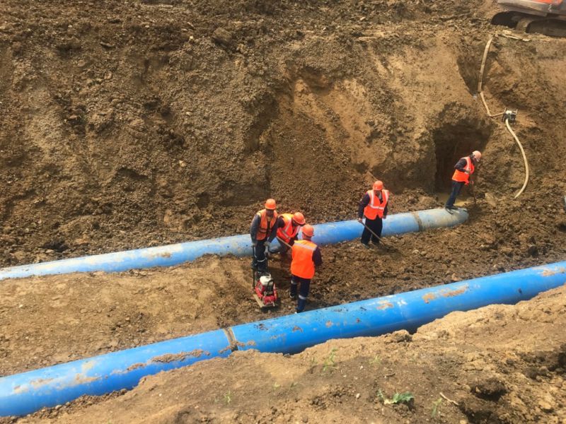 Михаил Храмов принял участие в выездном совещании на объектах строительства в Восточном Крыму